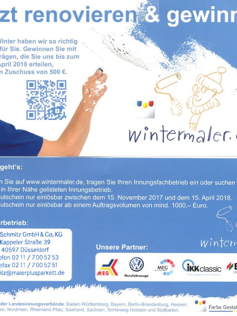 Jetzt renovieren und Gewinnen