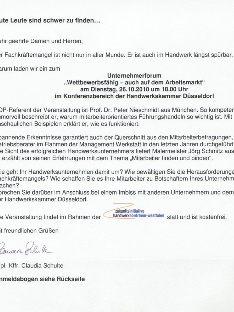 Wettbewerbsfähig - auch auf dem Arbeitsmarkt