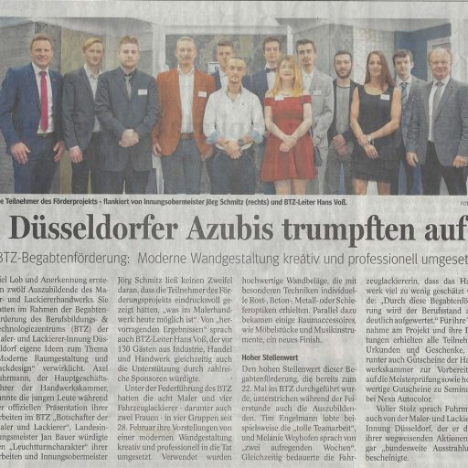 Januar 2017 - Düsseldorfer Azubis trumpften auf