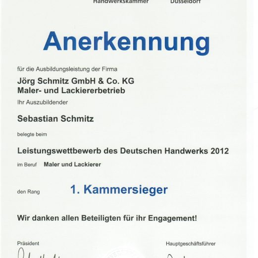 2012 - Leistungswettbewerb des Deutschen Handwerks
