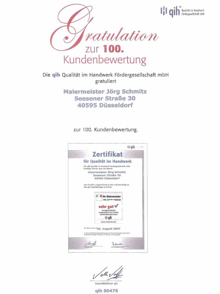Qualität im Handwerk