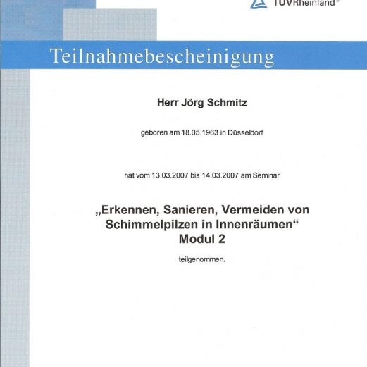 2007 - Schimmelpilz Modul 2