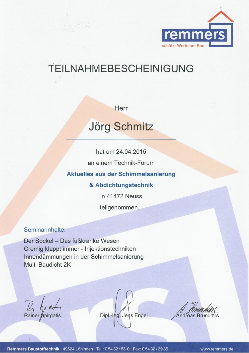Aktuelles aus der Schimmelsanierung