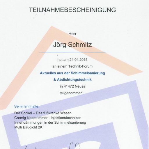 Aktuelles aus der Schimmelsanierung